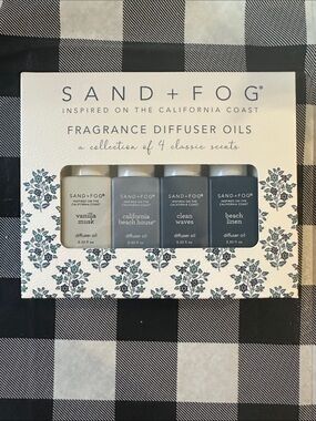 SAND + FOG Fragrance Diffuser Oils - Inspired on the California Coast